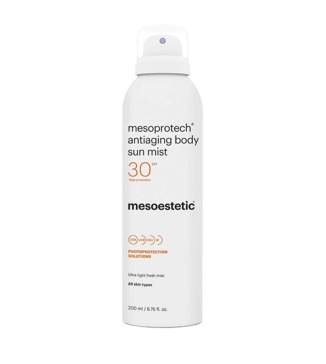 Mesoestetic mesoprotech antiaging body sun mist 30+ spf 200ml